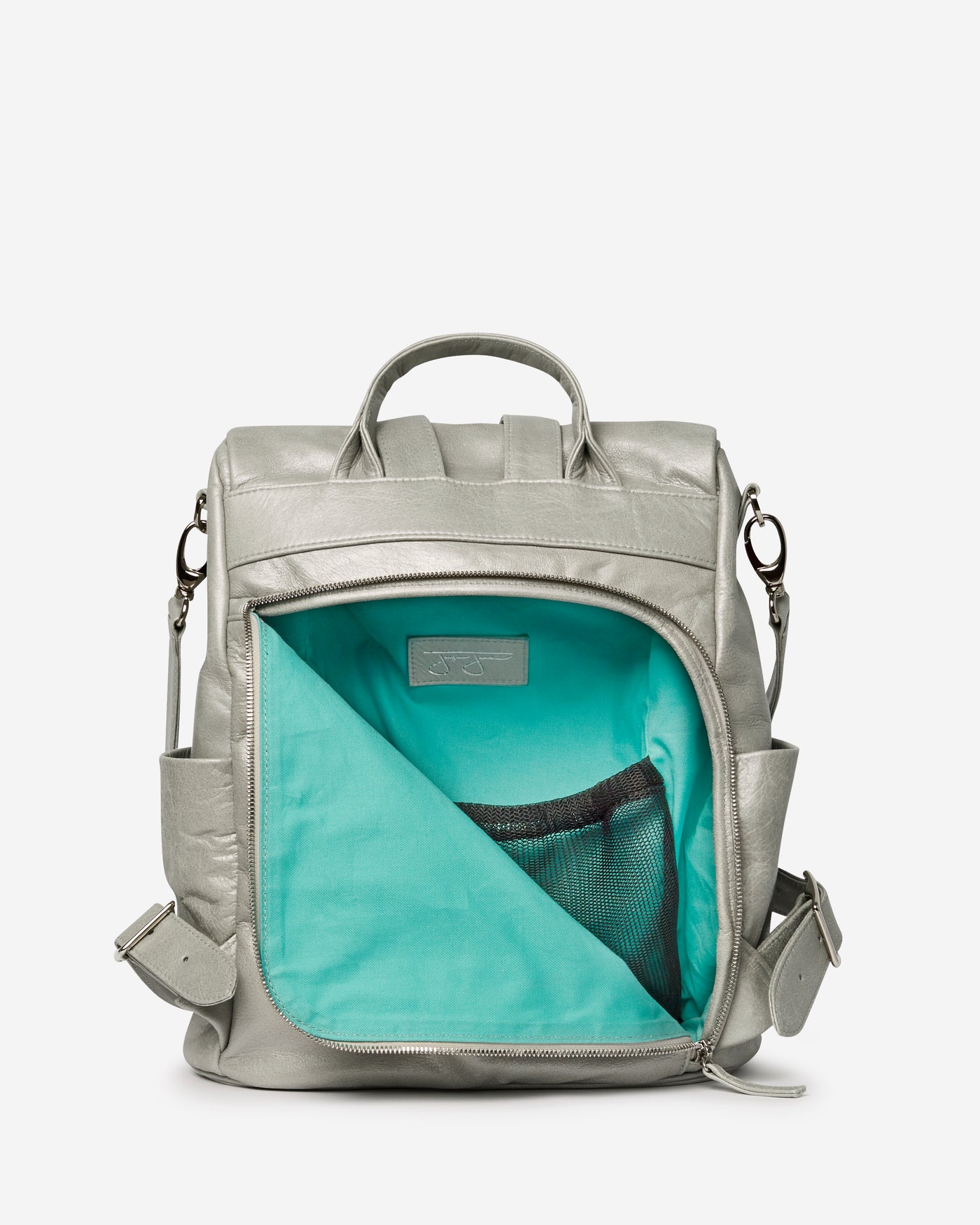 Katie Backpack - Silver Backpack Joey James, The Label   