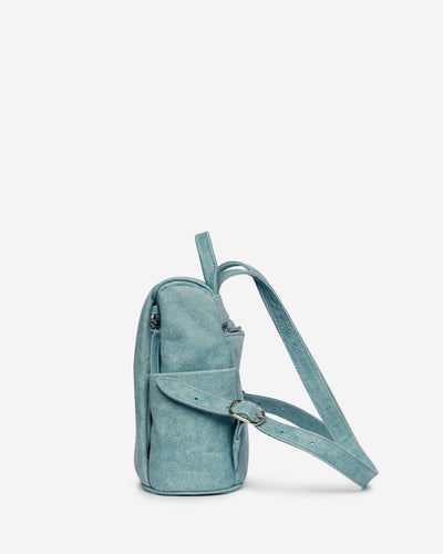 Mila Mini Backpack - Turquoise Backpack Joey James, The Label   