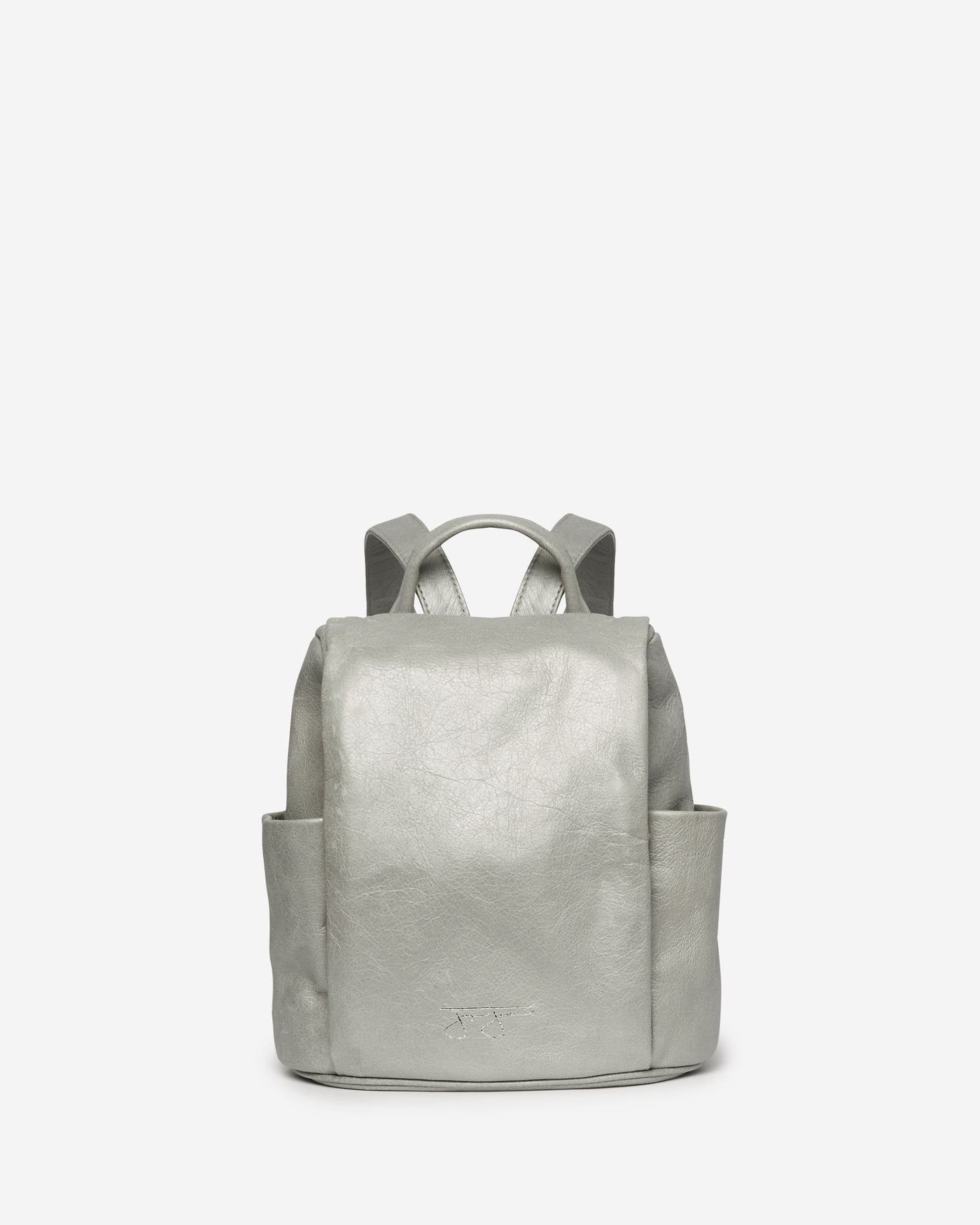 Mila Mini Backpack - Silver Backpack Joey James, The Label   