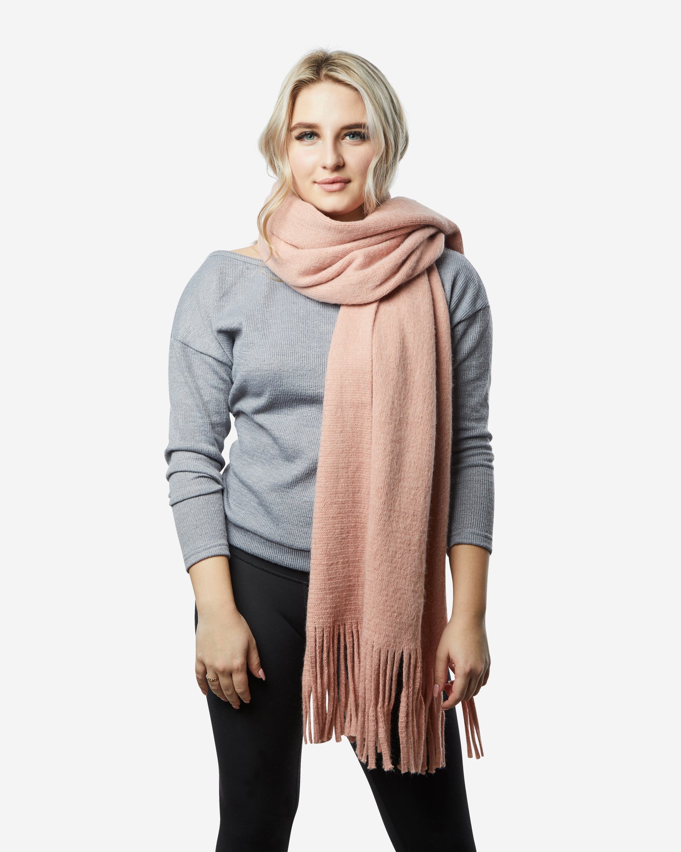 Cozy Scarf - Solid - Pink Cozy Scarves Joey James, The Label   