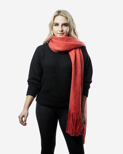 Cozy Scarf - Solid - Red Cozy Scarves Joey James, The Label   