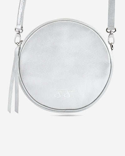 Isabelle Circle Bag - Silver Isabelle Solid Circle Bag Joey James, The Label   