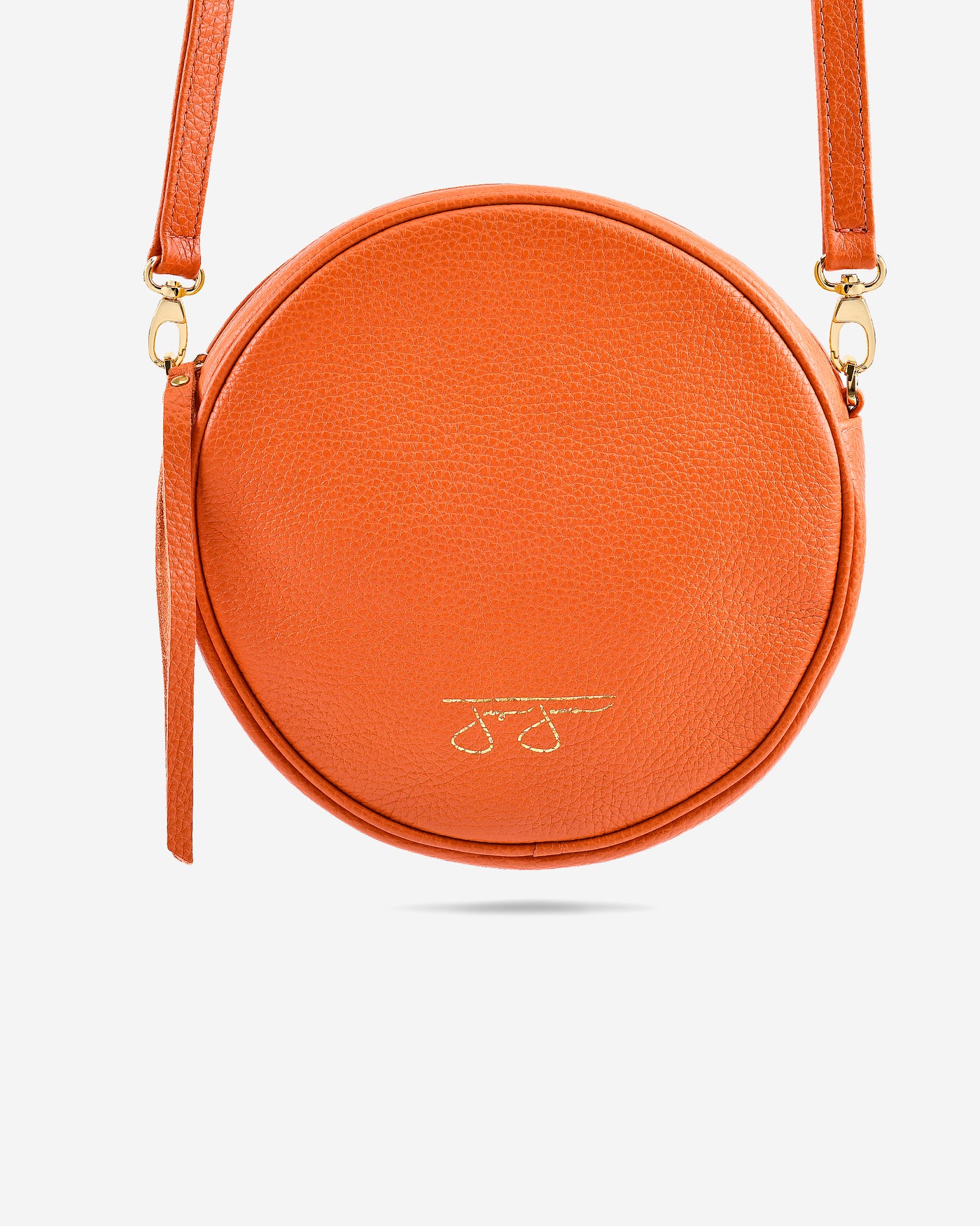 Isabelle Circle Bag - Tarocco Isabelle Solid Circle Bag Joey James, The Label   