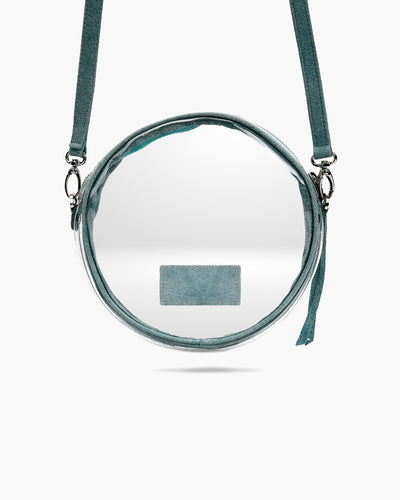 Isabelle Clear Circle Bag - Turquoise Isabelle Clear Bag Joey James, The Label   