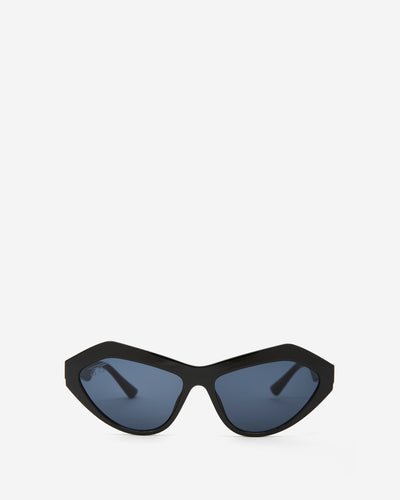 Geometric Frame Sunglasses - Black Frame with Black Smoke Lens Sunglasses Joey James, The Label   