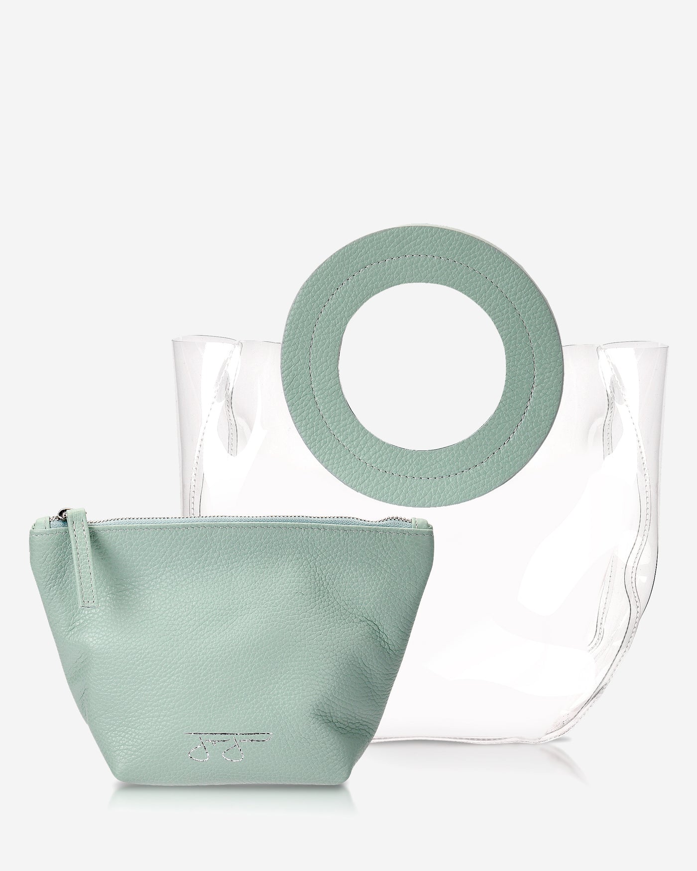 Lacey Bag - Celeste Lacey Clear Bag Joey James, The Label   