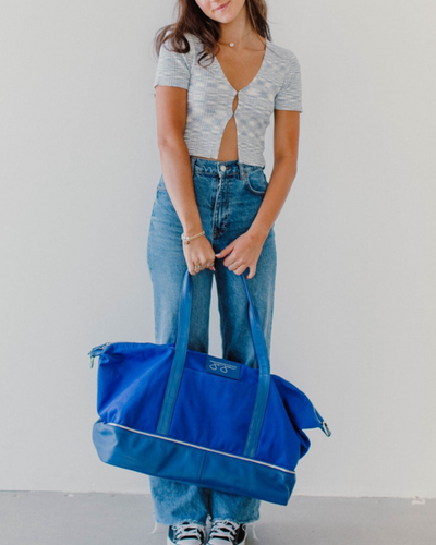 Riley Overnight Bag - Azure Duffel Bags Joey James, The Label   