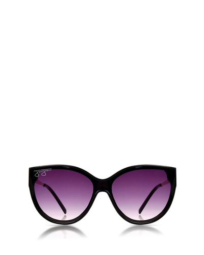 Oversized Cat Eye Sunglasses - Black Frame with Black Lens Sunglasses Joey James, The Label   