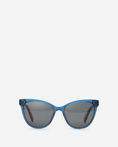 Modern Cat Eye Sunglasses - Blue and Tortoise Frame Sunglasses Joey James, The Label   