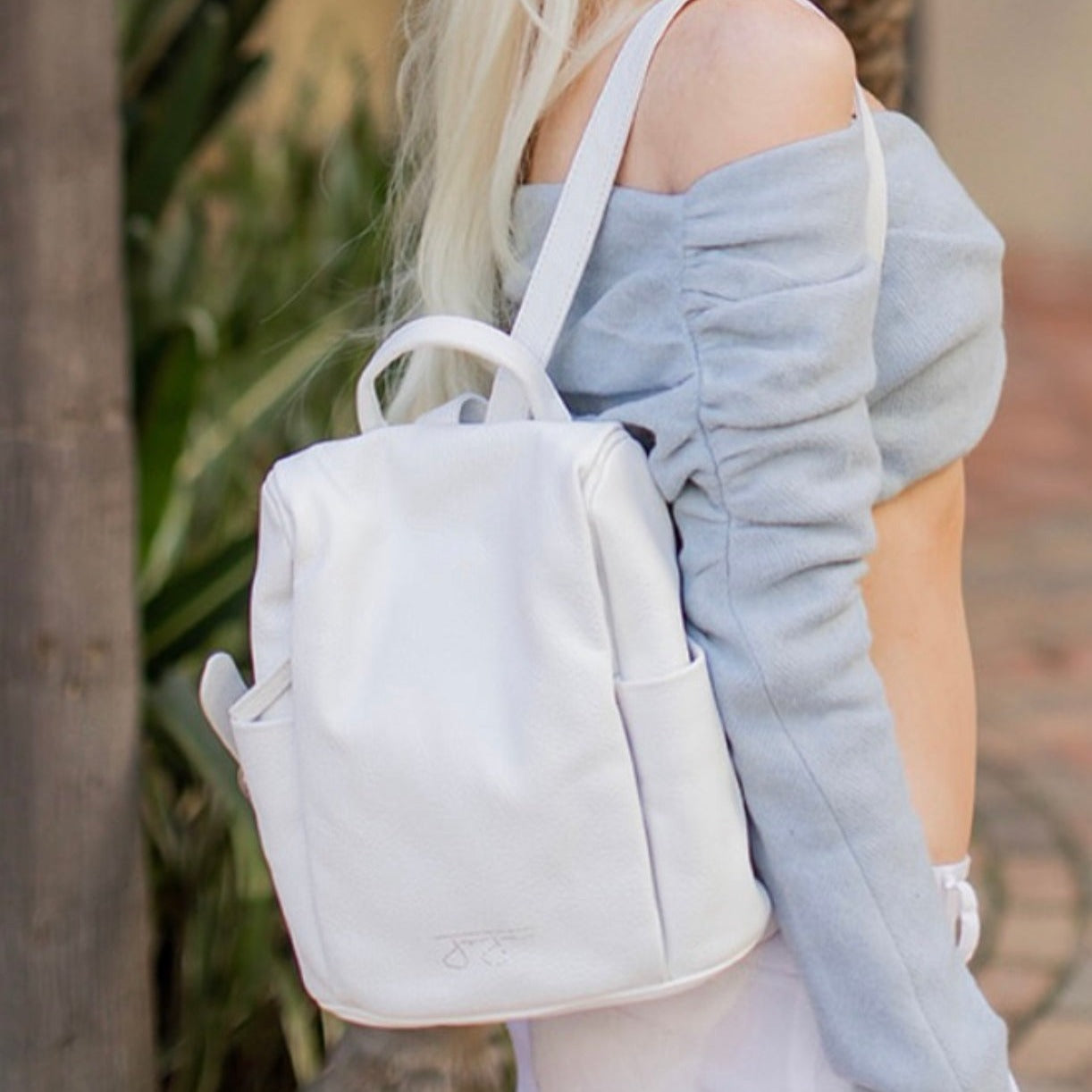 Exquisite Mini Backpack White