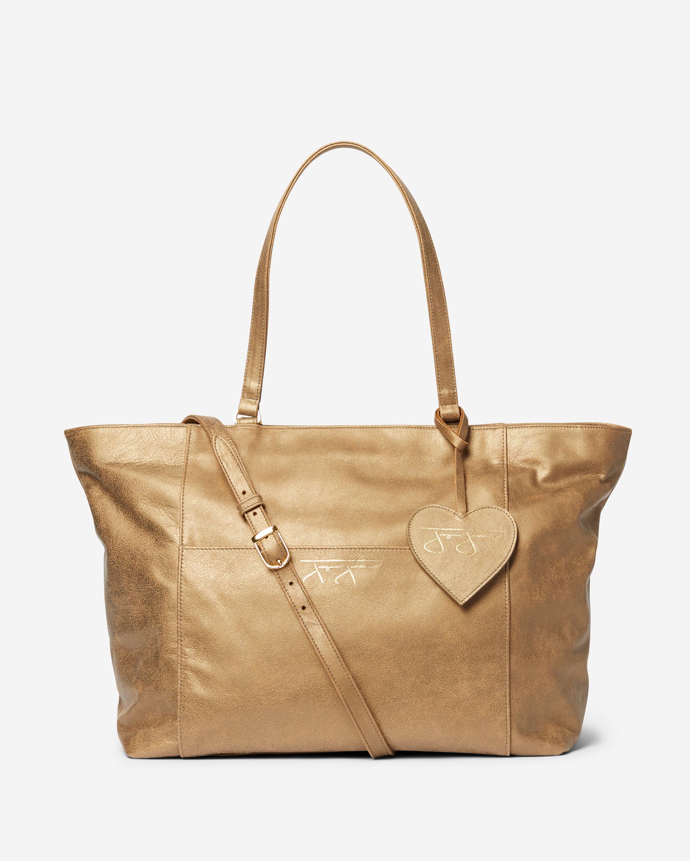 Samantha Tote - Gold  Joey James, The Label   